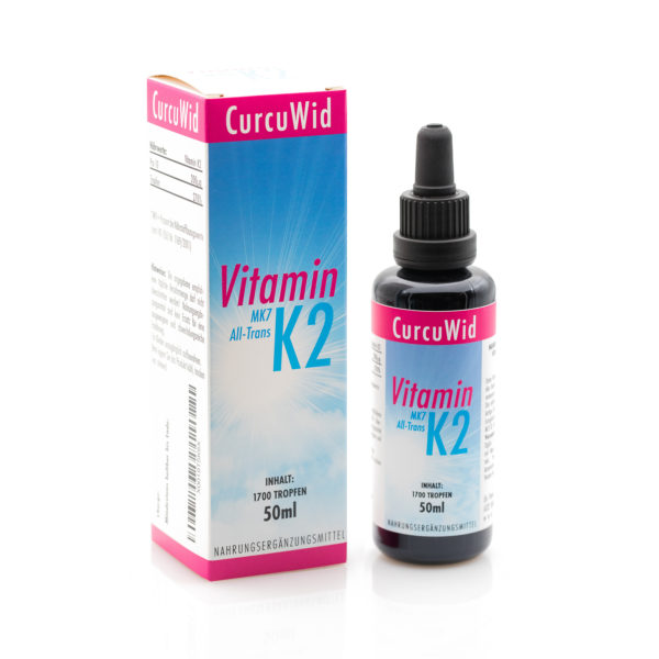 Vitamin K2 MK7 All-Trans / Laborgeprüft/Ph.Eur. / 50ml / Miron Glas mit Glaspipette
