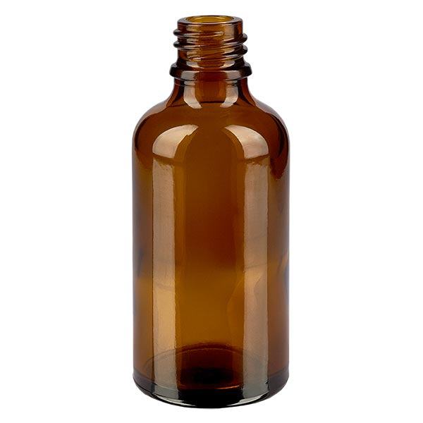 Braunglasflasche 100ml mit GL18 Gewinde Apothekerflasche