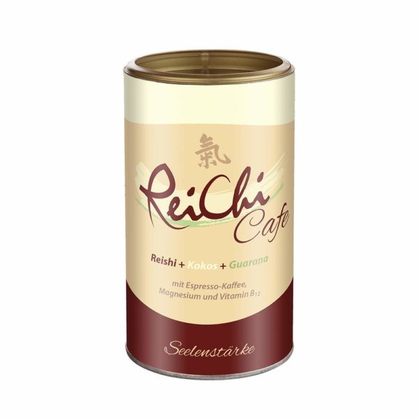 ReiChi Cafe 180 g, 36 Tassen exotischer Kaffee-Genuss, Reishi-Pilz, Ginseng & Kokos